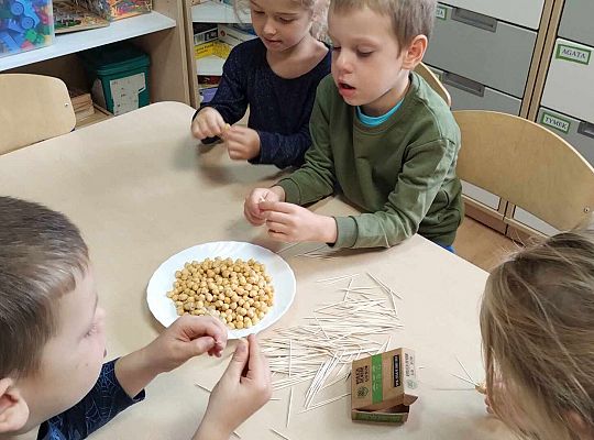 Gr. III Freblowskie konstrukcje - Zajęcia z projektu "Zabawa Sztuką"