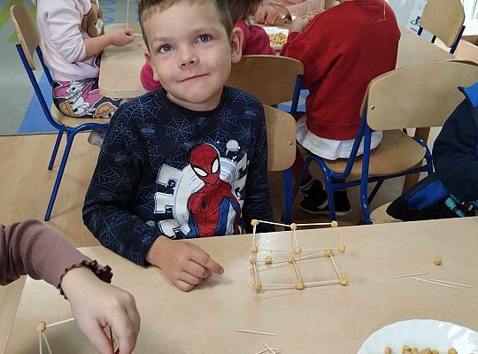 Gr. III Freblowskie konstrukcje - Zajęcia z projektu "Zabawa Sztuką"