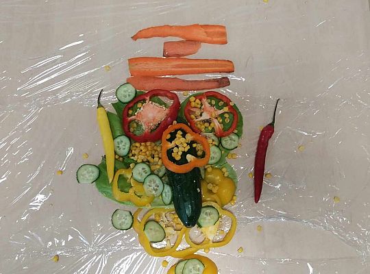 Obraz z warzyw