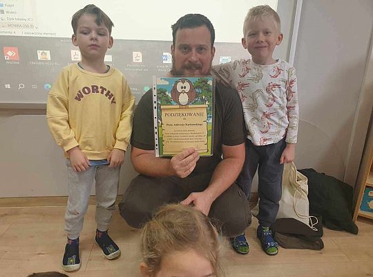 Gr. II i IV Spotkanie z leśniczym - tatą Jędrka