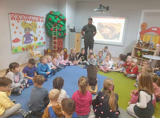 Gr. II i IV Spotkanie z leśniczym - tatą Jędrka