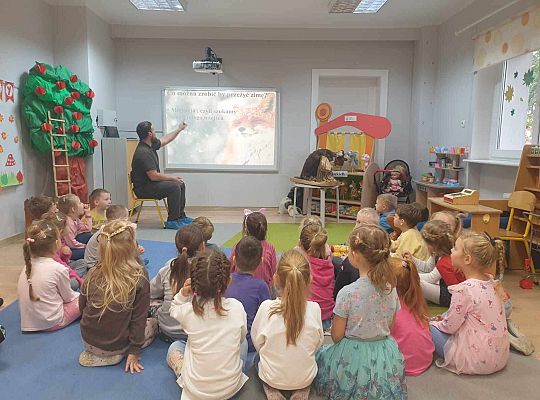 Gr. II i IV Spotkanie z leśniczym - tatą Jędrka