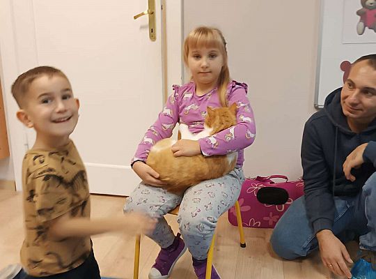 Gr. IV i III Niecodzienny gość w przedszkolu