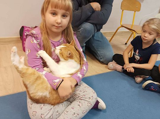 Gr. IV i III Niecodzienny gość w przedszkolu