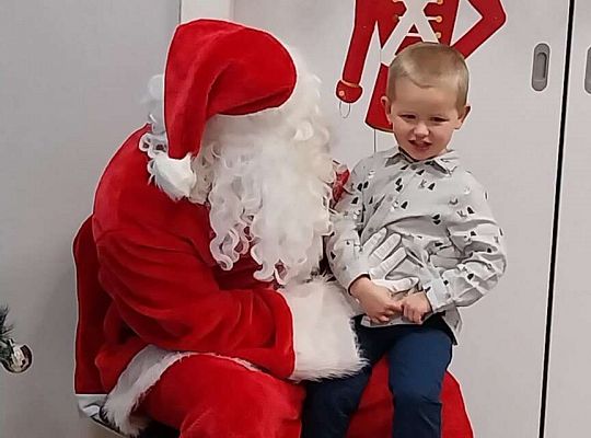 Dziecko z Mikołajem