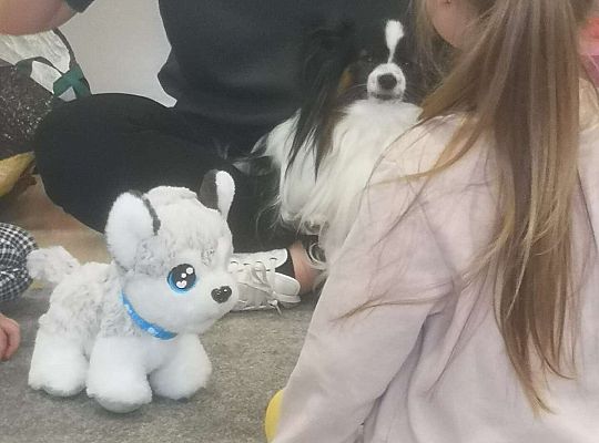 Dzieci uczestniczą w zajęciach