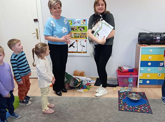 Podziękowanie dla prowadzącej