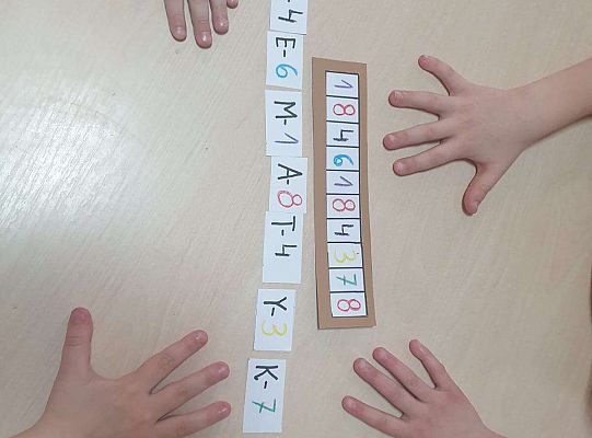 Gr.IV "Jestem chwat - z matematyką za pan  brat" - III międzyprzedszkolne potyczki matematyczne w Przedszkolu nr 9.