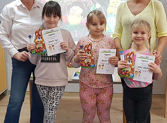 Wręczenie nagród za udział w konkursach