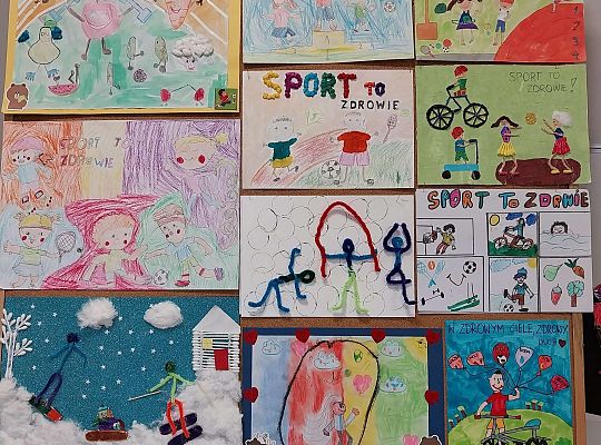 Międzyprzedszkolny Konkurs Plastyczny " Sport to zdrowie"