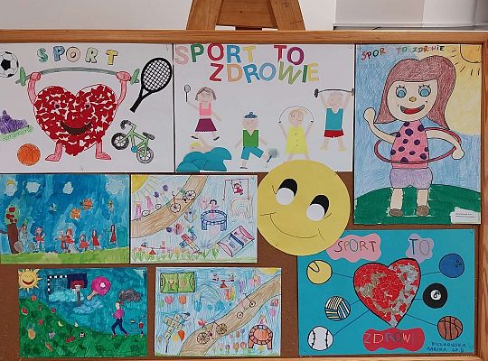 Międzyprzedszkolny Konkurs Plastyczny " Sport to zdrowie"