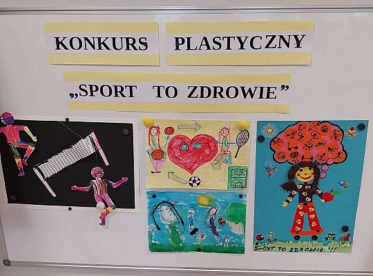 Międzyprzedszkolny Konkurs Plastyczny " Sport to zdrowie"