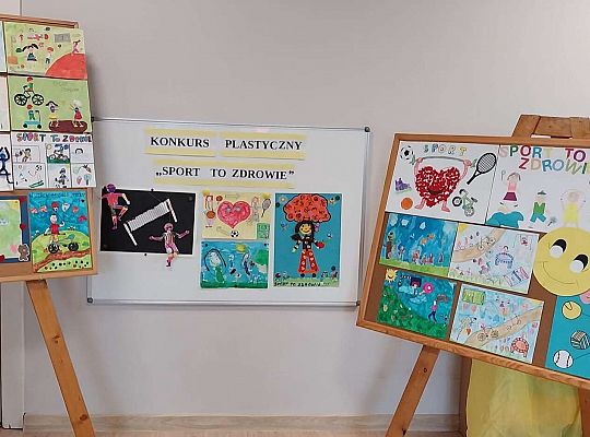 Międzyprzedszkolny Konkurs Plastyczny " Sport to zdrowie"