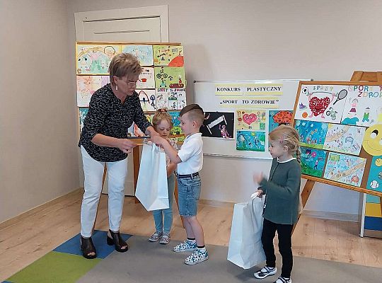 Międzyprzedszkolny Konkurs Plastyczny " Sport to zdrowie"