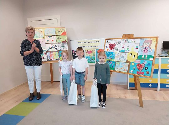 Międzyprzedszkolny Konkurs Plastyczny " Sport to zdrowie"