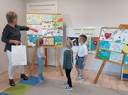 Międzyprzedszkolny Konkurs Plastyczny " Sport to zdrowie"