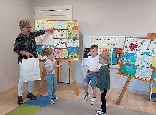 Międzyprzedszkolny Konkurs Plastyczny " Sport to zdrowie"