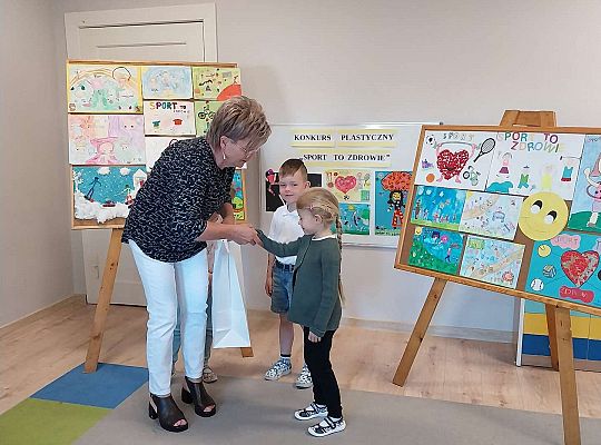 Międzyprzedszkolny Konkurs Plastyczny " Sport to zdrowie"