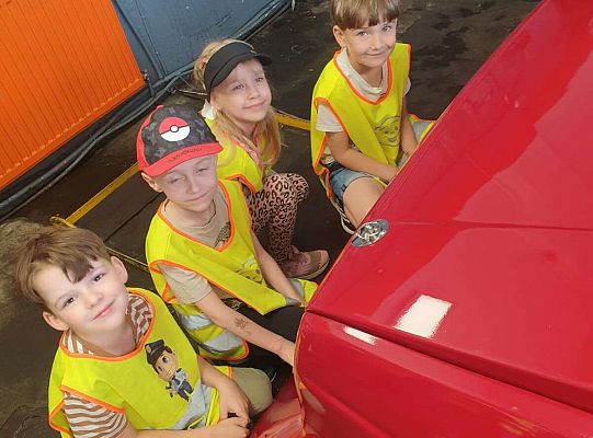 Gr. IV Wizyta w warsztacie samochodowym taty Pawła