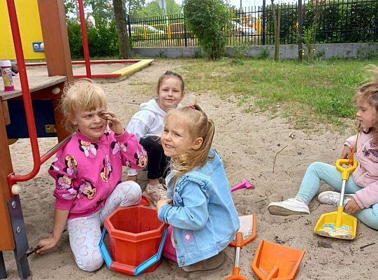 Zabawy na placu przedszkolnym