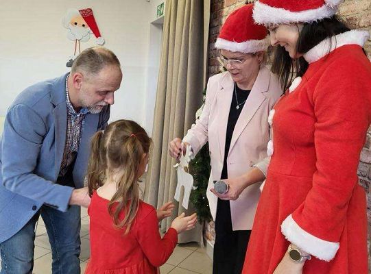 Świąteczna wizyta w ŚDS Lwiątko