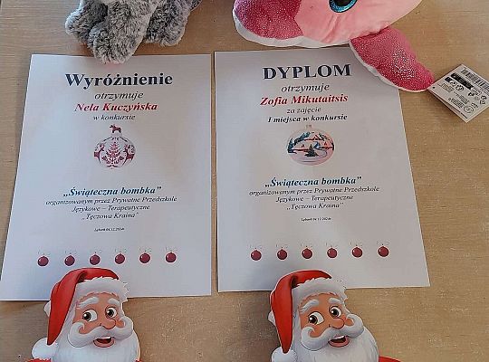 Roztrzygniecie konkursu "Świąteczna bombka "