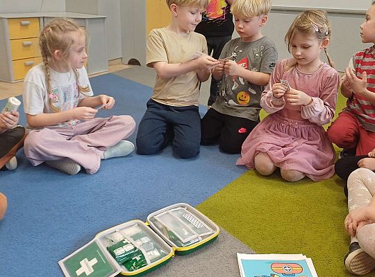 Gr.IV Światowy Dzień Pierwszej Pomocy -projekt "Szlachetnie i zdrowo z małpką Iwoną"