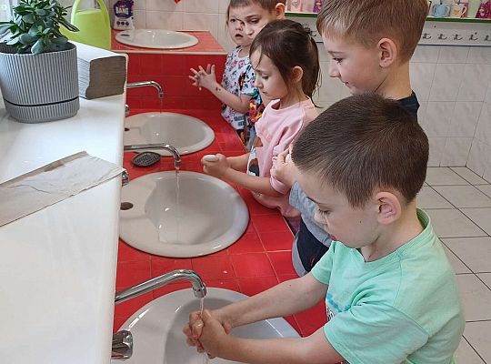 Gr.IV Dzień mycia rąk - Szlachetnie I zdrowo z małpką Iwoną