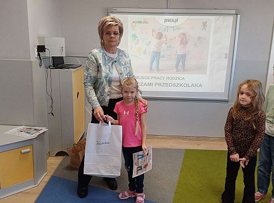 Podsumowanie konkursu plastycznego "Praca rodziców oczami przedszkolaka"