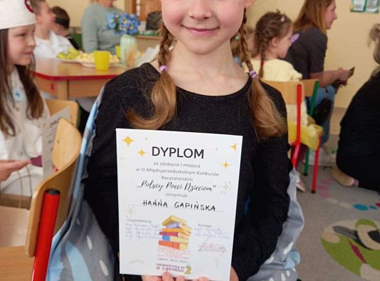 Miedzyprzedszkolny Konkursu Recytatorski "Polscy poeci dzieciom "