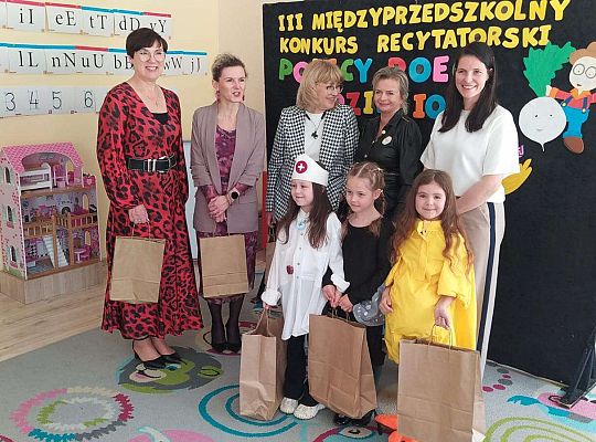 Miedzyprzedszkolny Konkursu Recytatorski "Polscy poeci dzieciom "