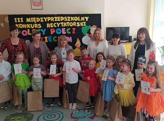 Miedzyprzedszkolny Konkursu Recytatorski "Polscy poeci dzieciom "