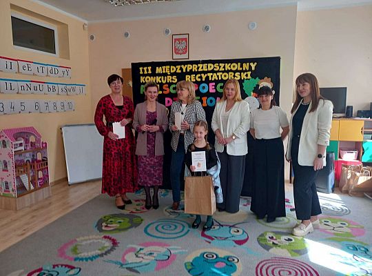 Miedzyprzedszkolny Konkursu Recytatorski "Polscy poeci dzieciom "