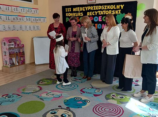 Miedzyprzedszkolny Konkursu Recytatorski "Polscy poeci dzieciom "