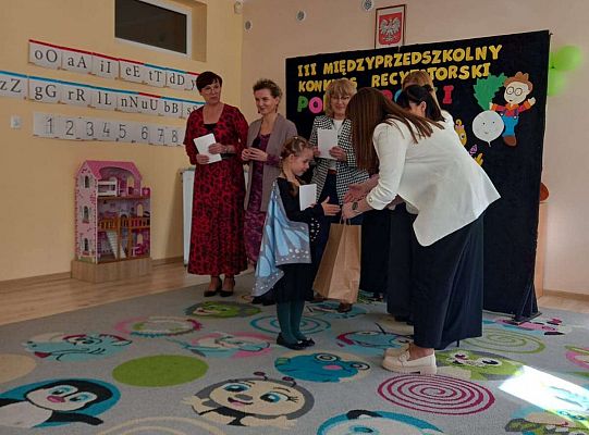 Miedzyprzedszkolny Konkursu Recytatorski "Polscy poeci dzieciom "