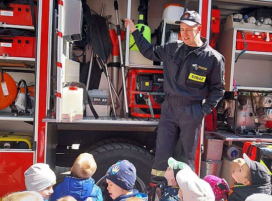 Gr. I i II Dzień Strażaka w naszym przedszkolu
