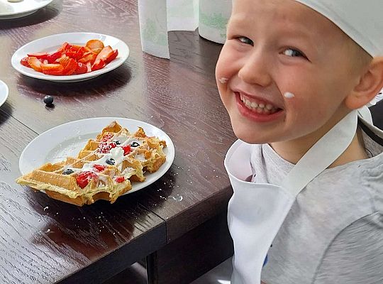 Gr.II Robimy gofry. Dziękujemy Pani Kasiu!