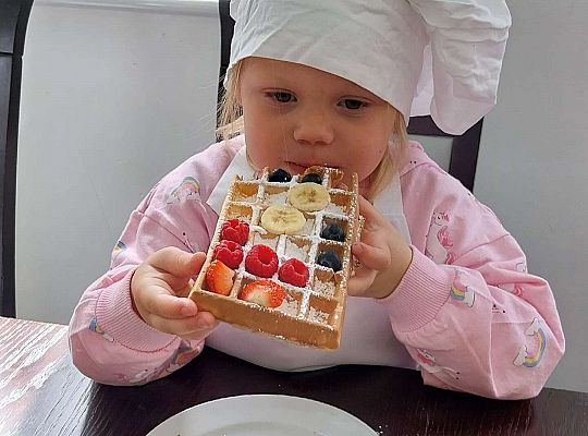 Gr.II Robimy gofry. Dziękujemy Pani Kasiu!