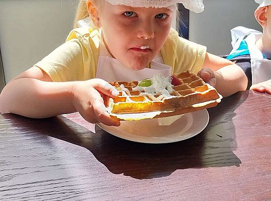 Gr.II Robimy gofry. Dziękujemy Pani Kasiu!