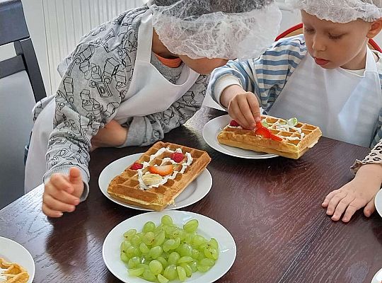 Gr.II Robimy gofry. Dziękujemy Pani Kasiu!