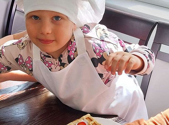 Gr.II Robimy gofry. Dziękujemy Pani Kasiu!