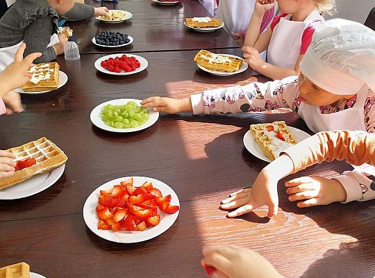 Gr.II Robimy gofry. Dziękujemy Pani Kasiu!