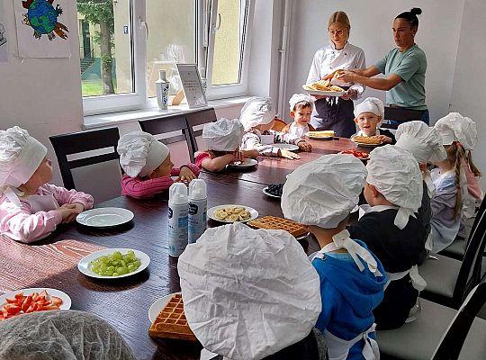 Gr.II Robimy gofry. Dziękujemy Pani Kasiu!