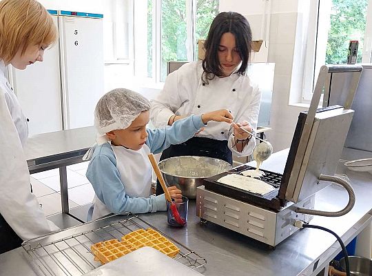 Gr.II Robimy gofry. Dziękujemy Pani Kasiu!