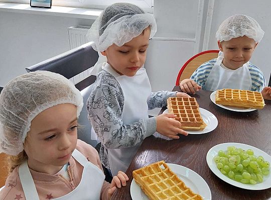 Gr.II Robimy gofry. Dziękujemy Pani Kasiu!