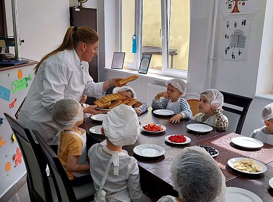 Gr.II Robimy gofry. Dziękujemy Pani Kasiu!