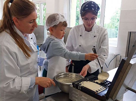 Gr.II Robimy gofry. Dziękujemy Pani Kasiu!