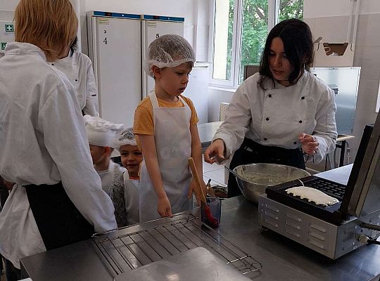 Gr.II Robimy gofry. Dziękujemy Pani Kasiu!