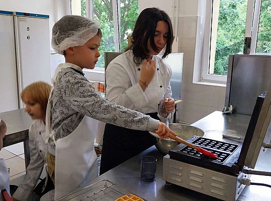 Gr.II Robimy gofry. Dziękujemy Pani Kasiu!