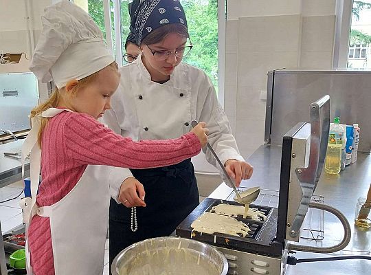 Gr.II Robimy gofry. Dziękujemy Pani Kasiu!